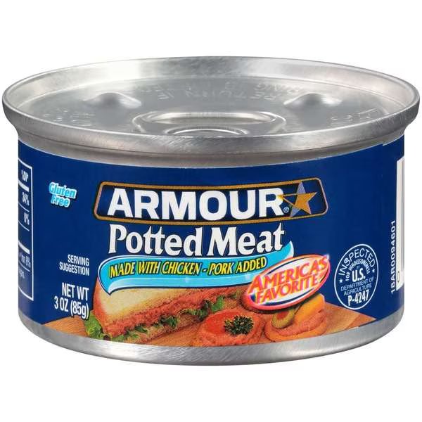 Armour Potted Meat 3 oz., PK48, Armour, Mfr#: 1700000946